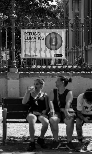 Refugis climàtics a la ciutat. © Ajuntament de Barcelona