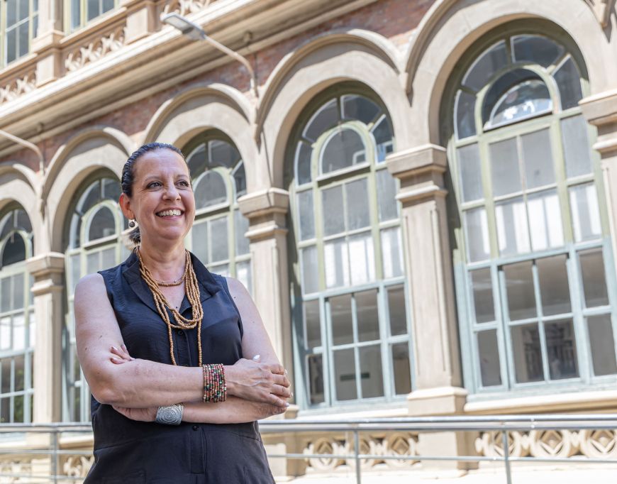 Núria Vilamajó, responsable de l’Àrea de Mecenatge del Clínic. © Àngel Bravo
