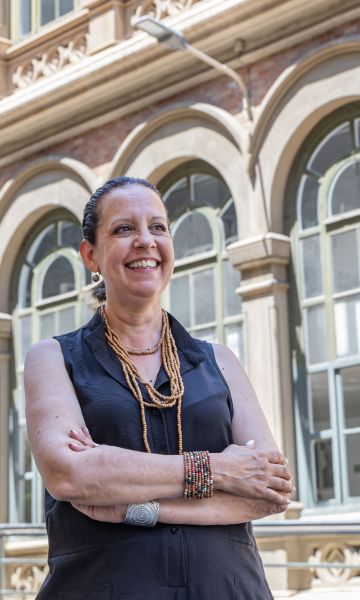 Núria Vilamajó, responsable de l’Àrea de Mecenatge del Clínic. © Àngel Bravo