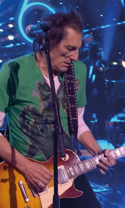 Ronnie Wood, guitarrista de The Rolling Stones, en solitario