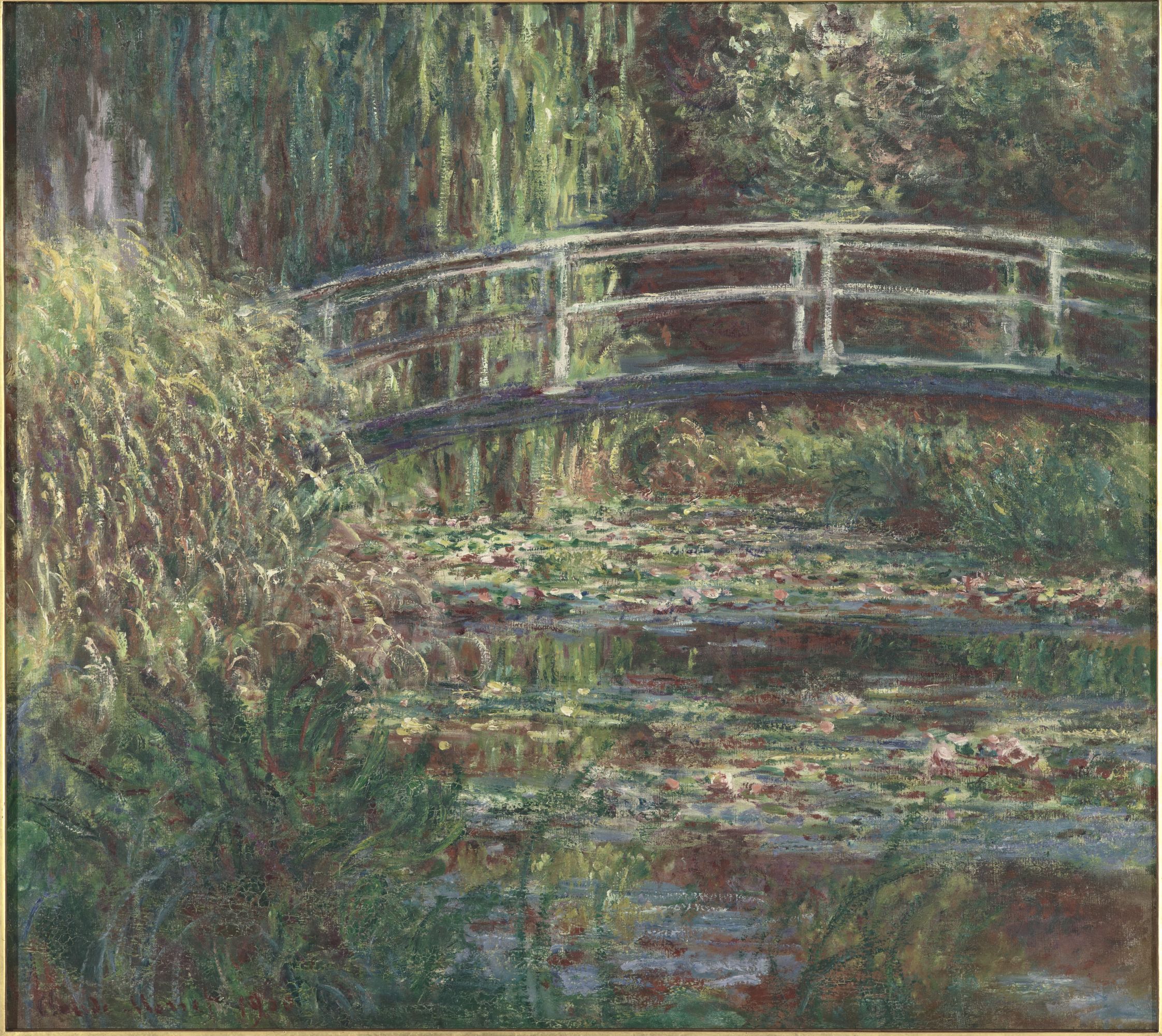 La obra 'Le bassin aux nymphéas, harmonie rose', de Claude Monet, que ahora puede observarse en el CaixaForum. © Musée d'Orsay La obra 'Le bassin aux nymphéas, harmonie rose', de Claude Monet, que ahora puede observarse en el CaixaForum. © Musée d'Orsay