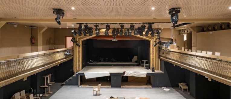 Interior del nou Teatre Balmes (en reformes). ©Alejandro Amat Interior del nou Teatre Balmes (en reformes). ©Alejandro Amat