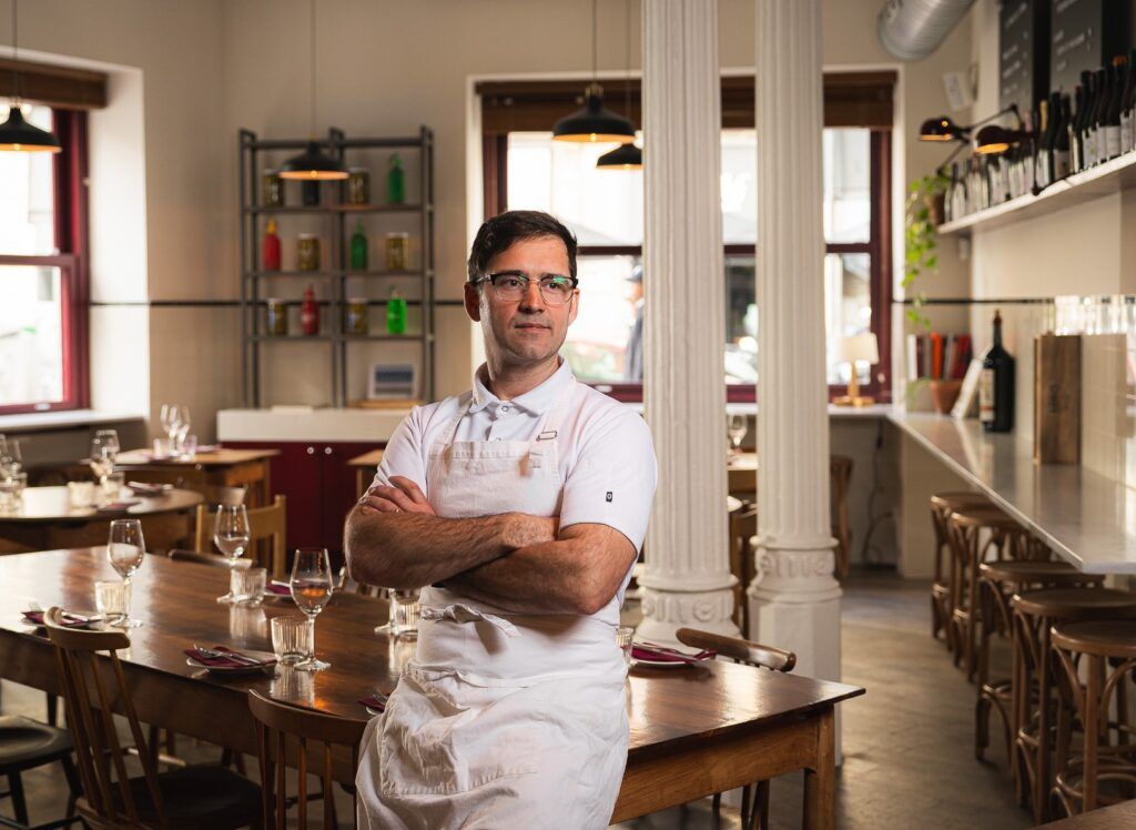 El chef Luis Cors, en el Bar La Esquina © Cedida
