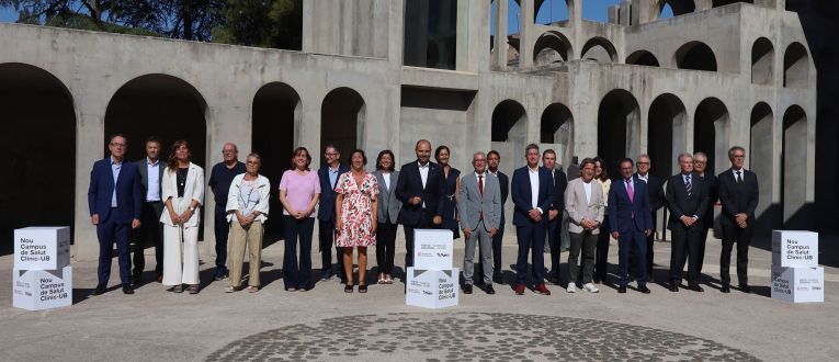 Representants del Consell General del Consorci Porta Diagonal – Campus Clínic a l’Espai Corberó d’Esplugues de Llobregat © Cedida Representants del Consell General del Consorci Porta Diagonal – Campus Clínic a l’Espai Corberó d’Esplugues de Llobregat © Cedida