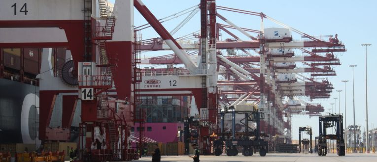 Les grues de la terminal de contenidors Hutchison Ports Best © Alba Ibáñez (ACN) Les grues de la terminal de contenidors Hutchison Ports Best © Alba Ibáñez (ACN)