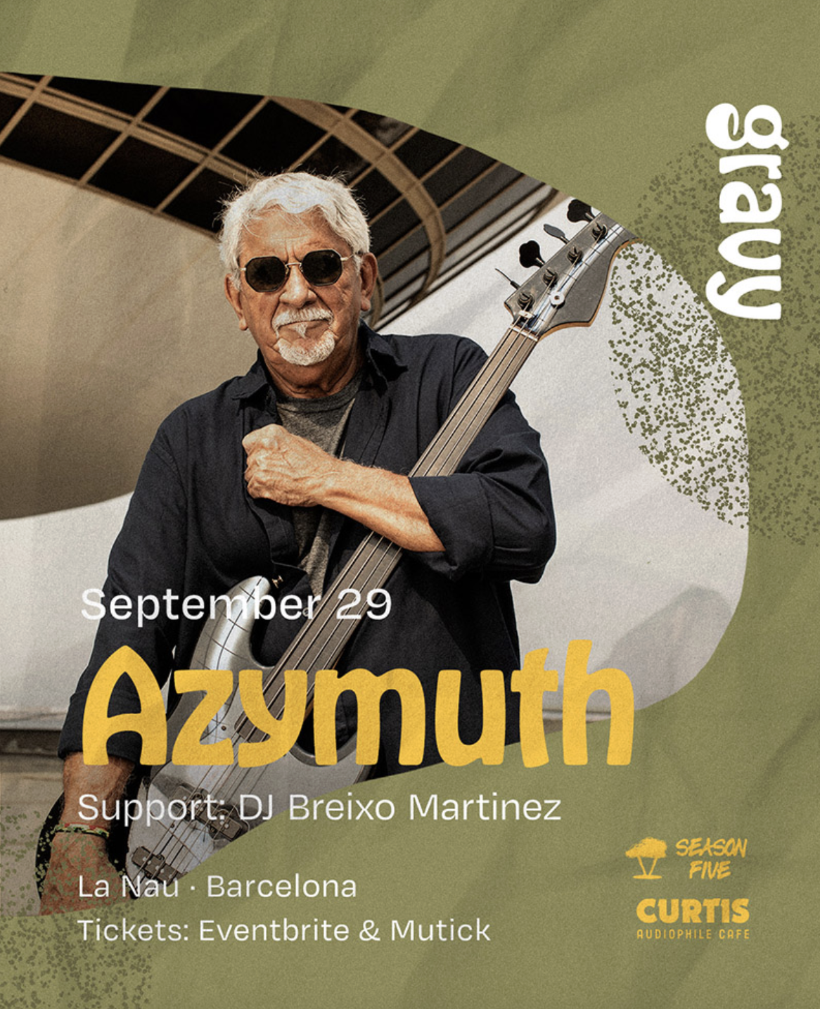 Alex Malheiros, últim supervivent de la formació original del grup de samba Azymuth © Cedida