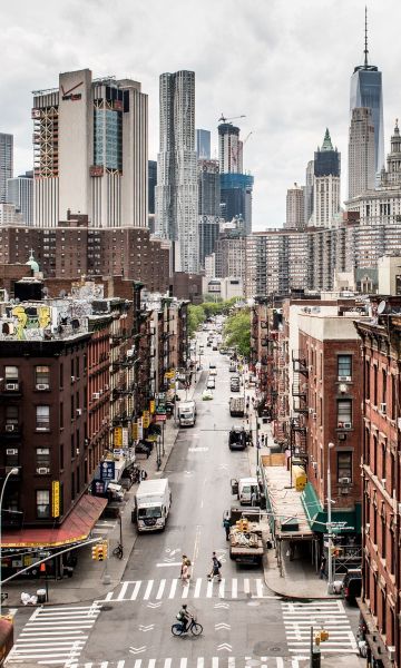 Imatge aèria d'un carrer de la ciutat de Nova York © Pixabay Imatge aèria d'un carrer de la ciutat de Nova York © Pixabay