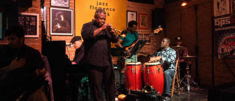 La sala de música Jazzsí en la seva etapa anterior. La sala de música Jazzsí en la seva etapa anterior.