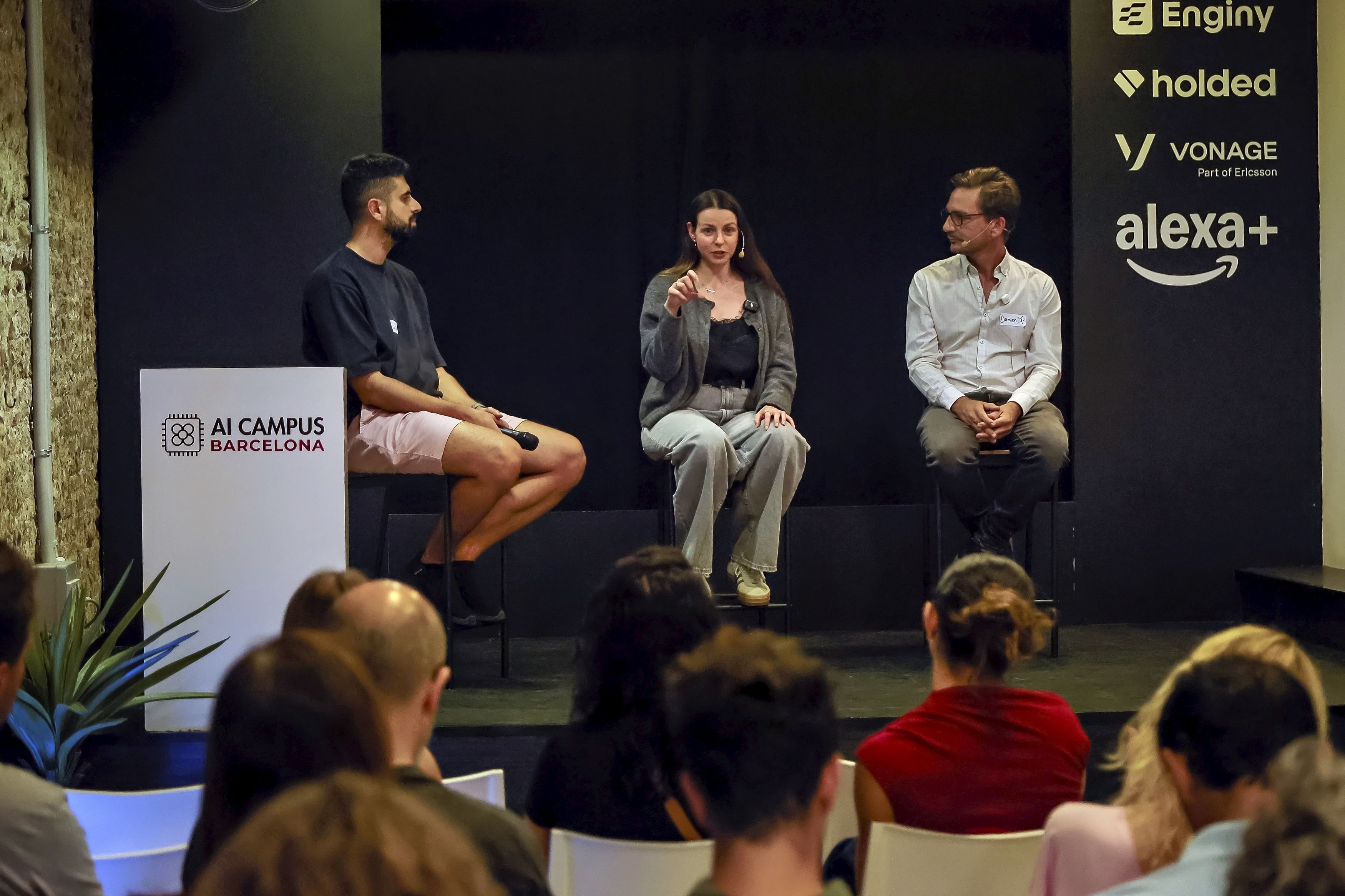 Una de les primeres conferències del AI Campus Barcelona © AI Campus Barcelona Una de les primeres conferències del AI Campus Barcelona © AI Campus Barcelona