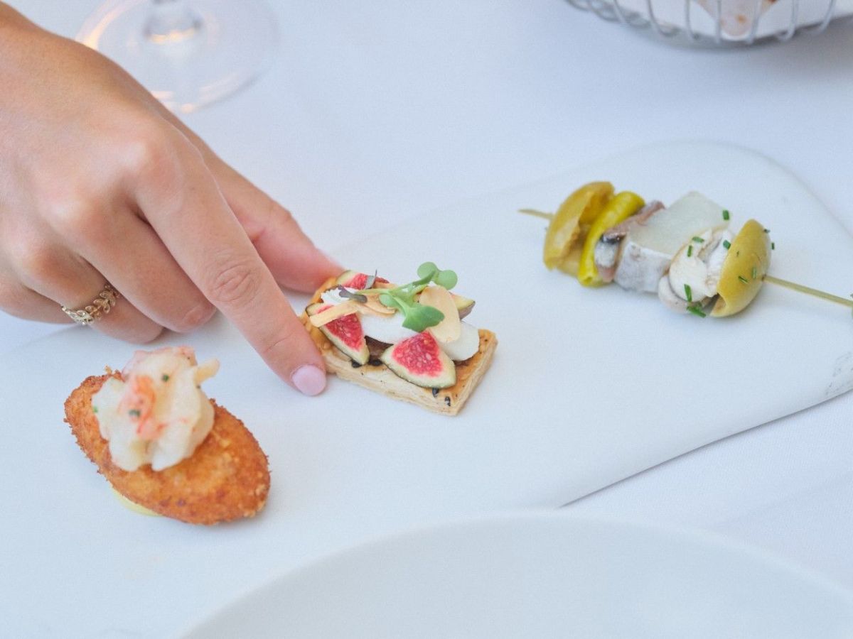Trío de aperitivos del Brunch Majestic