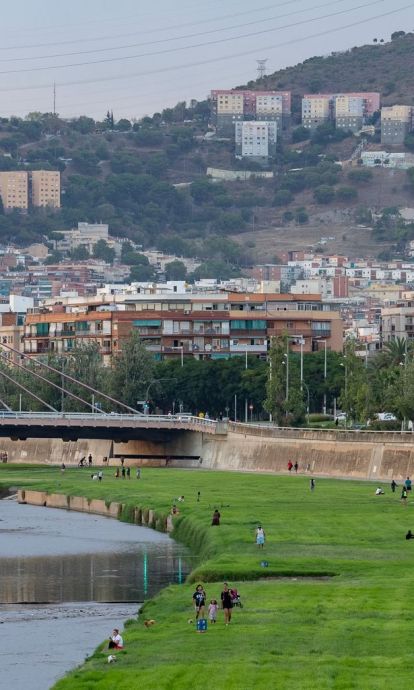 Vista de la llera del riu Besòs. © Àlex Losada Vista de la llera del riu Besòs. © Àlex Losada