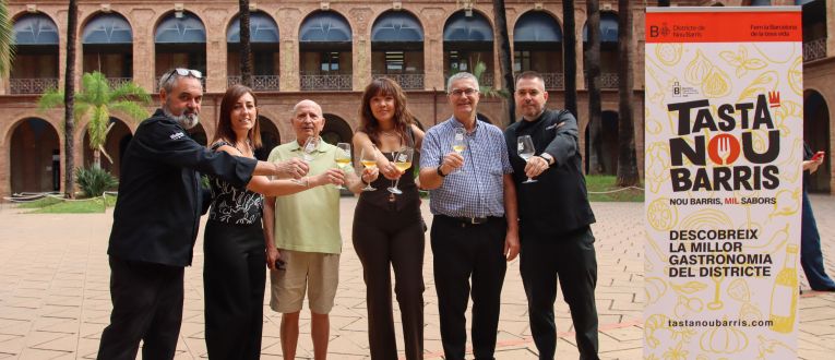 Foto de família de la presentació del Tasta Nou Barris Foto de família de la presentació del Tasta Nou Barris