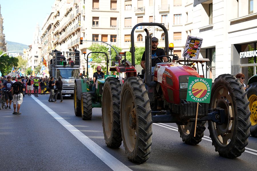 Mobilització d'Unió de Pagesos al centre de Barcelona. © Unió de Pagesos Mobilització d'Unió de Pagesos al centre de Barcelona. © Unió de Pagesos