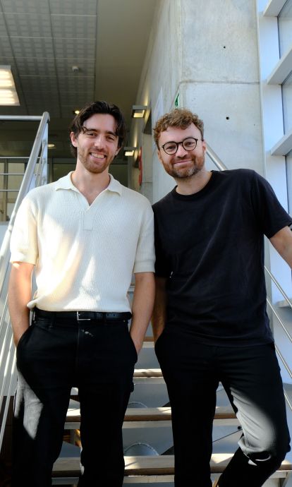 Caelan Anderson i Alex Ward, fundadors de Tolemy Bio © Cedida Caelan Anderson i Alex Ward, fundadors de Tolemy Bio © Cedida