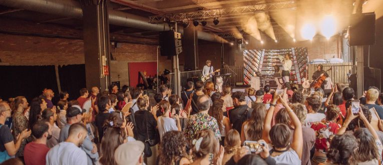 L'Antiga Fàbrica Estrella Damm ha estat l'escenari de dotze concerts en el marc de les Festes de la Mercè. © Gemma Martz