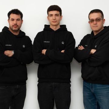 Oriol Carbonell, Nicolás Benhamou i Raúl Miguel Pérez, fundadors de Collectibol © Cedida
