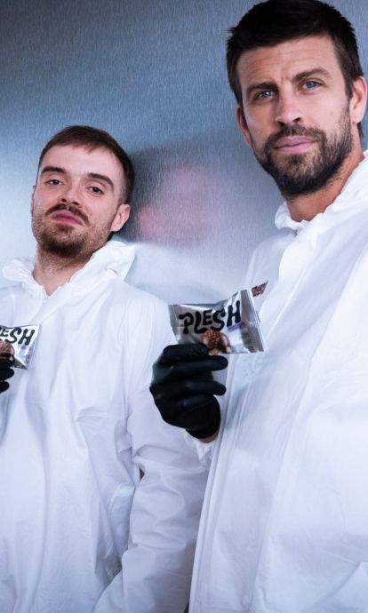 Ibai Llanos i Gerard Piqué, nous fundadors de Plesh © Plesh Ibai Llanos i Gerard Piqué, nous fundadors de Plesh © Plesh