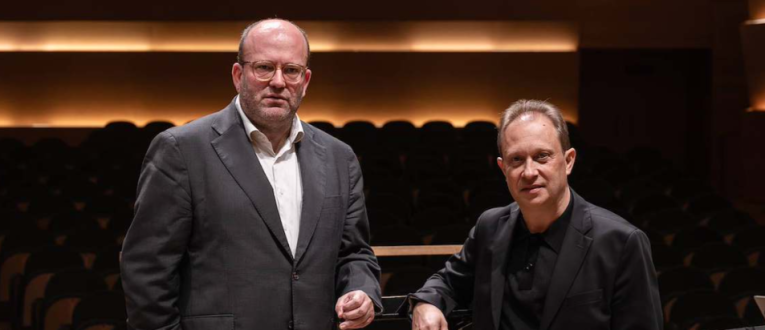 Víctor Medem, director de L'Auditori i Ludovic Morlot, director de l'OBC. ©May Zircus Víctor Medem, director de L'Auditori i Ludovic Morlot, director de l'OBC. ©May Zircus
