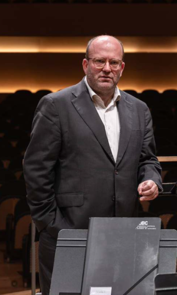 Víctor Medem, director de L'Auditori i Ludovic Morlot, director de l'OBC. ©May Zircus