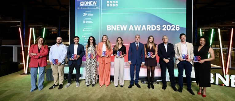 Tots els representants de les start-ups guanyadores dels Premis BNEW 2026 © BNEW Tots els representants de les start-ups guanyadores dels Premis BNEW 2026 © BNEW