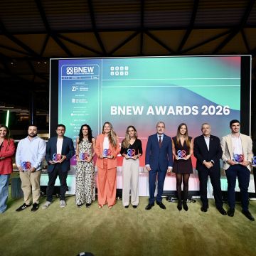 Tots els representants de les start-ups guanyadores dels Premis BNEW 2026 © BNEW Tots els representants de les start-ups guanyadores dels Premis BNEW 2026 © BNEW