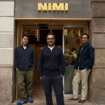 Naoyuki Haginoya, xef executiu del Grup Nomo; i Borja i Juan Molina-Martell, cofundadors. © Nomo Naoyuki Haginoya, xef executiu del Grup Nomo; i Borja i Juan Molina-Martell, cofundadors. © Nomo