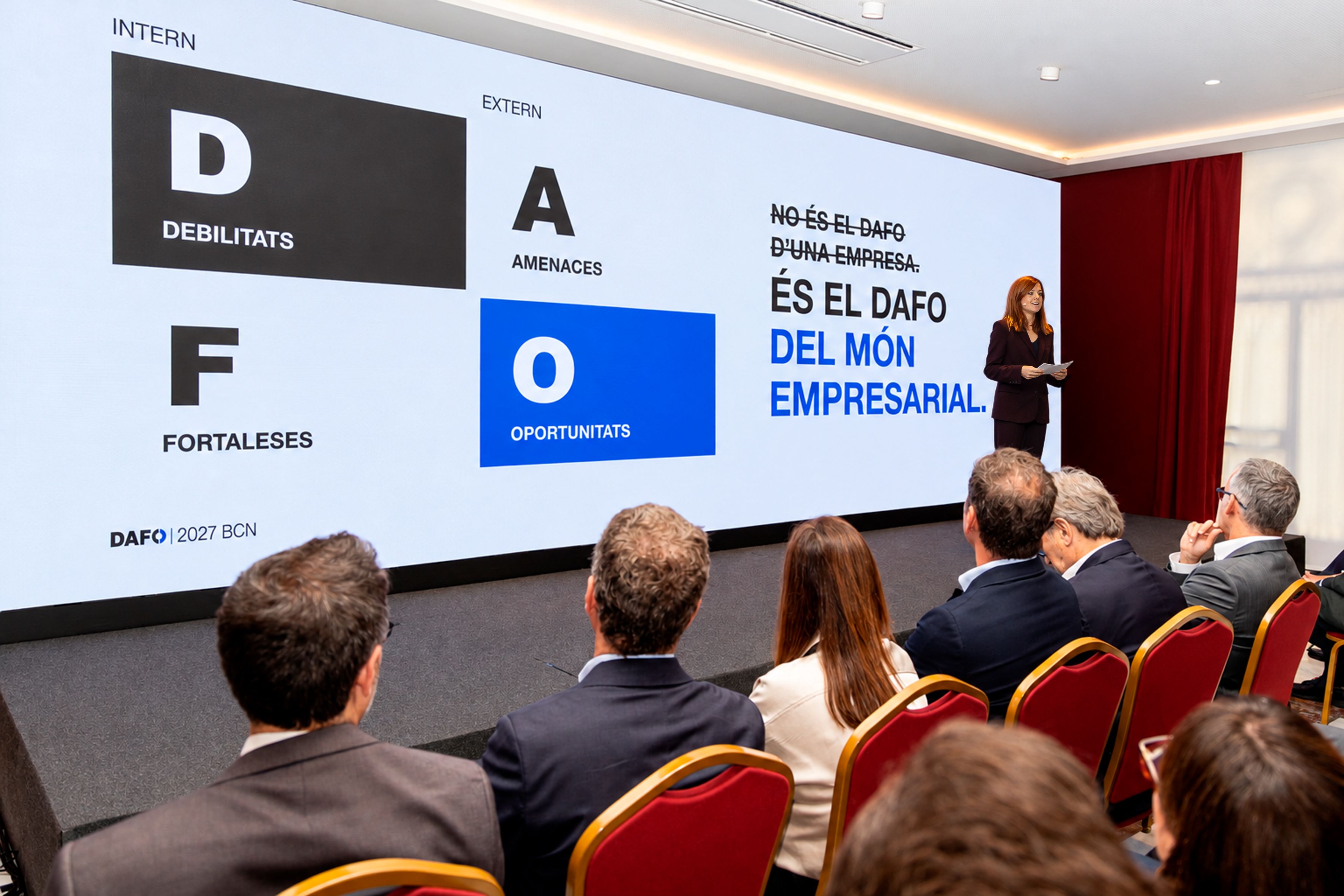 Geopolítica i intel·ligència artificial han centrat el debat de DAFO Barcelona 2027, per contribuir a anticipar les decisions del futur. © Àngel Bravo