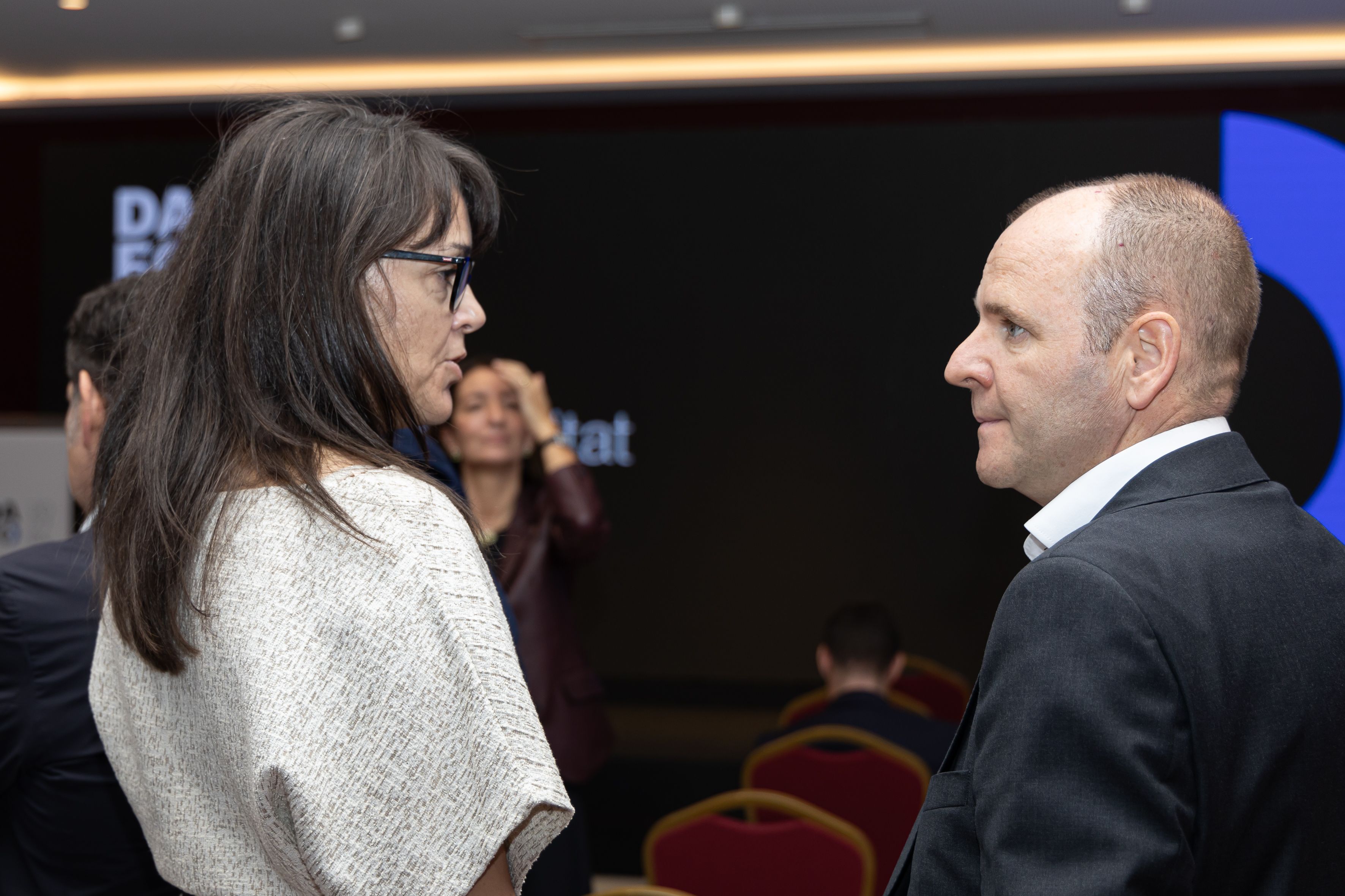 Professionals i representants del món empresarial es troben a DAFO Barcelona 2027. © Àngel Bravo