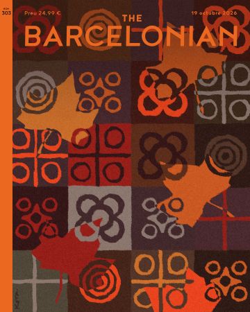 'Barcelona a peu de carrer', portada de The Barcelonian, de Kota 'Barcelona a peu de carrer', portada de The Barcelonian, de Kota