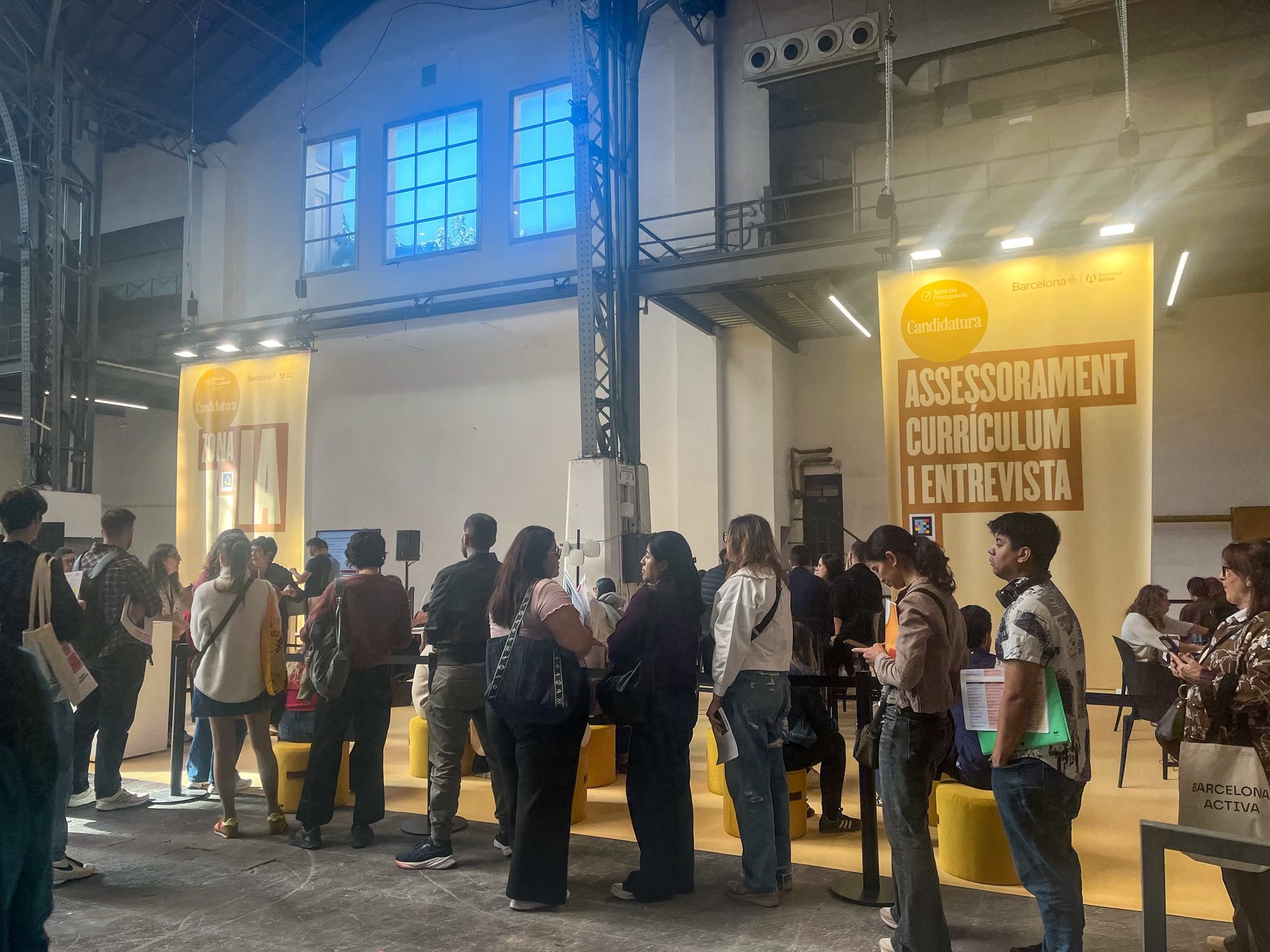 Imatge de l'interior del Saló de l'Ocupació 2026 © TNBP