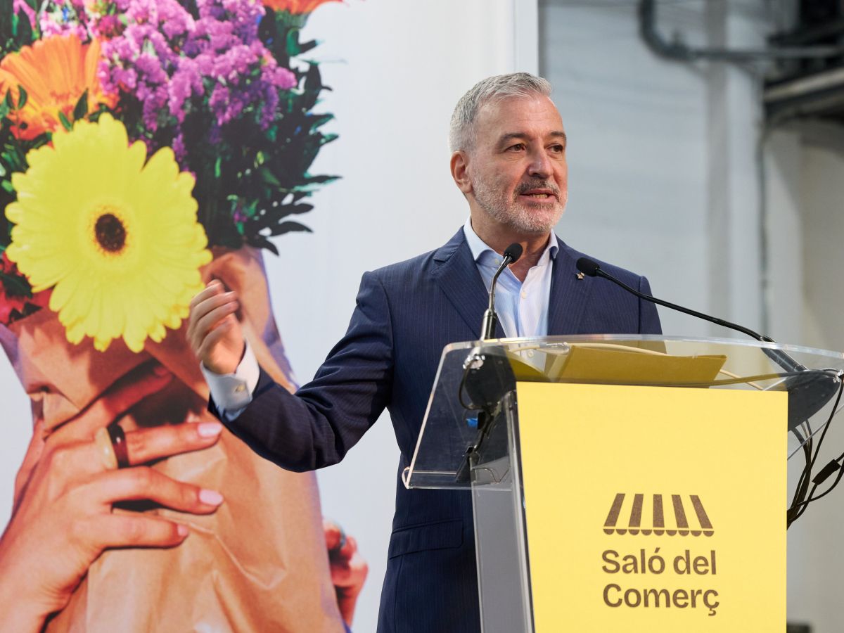 L'alcalde Jaume Collboni durant la inauguració del Saló del Comerç. © Fira Barcelona L'alcalde Jaume Collboni durant la inauguració del Saló del Comerç. © Fira Barcelona