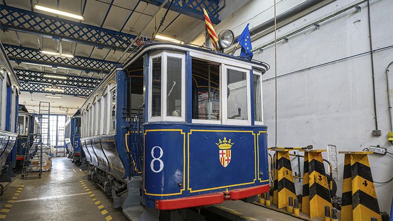 El Tramvia Blau celebra 125 años con una fiesta en Avenida Tibidabo El Tramvia Blau celebra 125 años con una fiesta en Avenida Tibidabo
