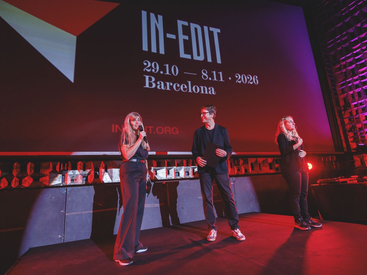 Astrid Rousse presentant In-Edit 2026. ©Xavi Torrent Astrid Rousse presentant In-Edit 2026. ©Xavi Torrent