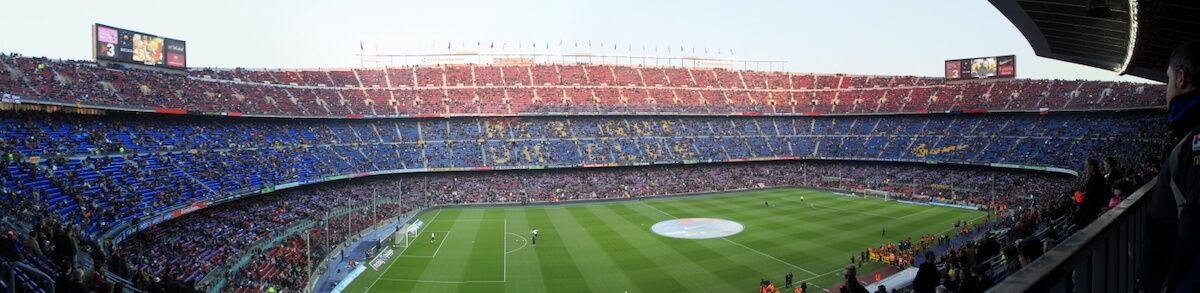 Panoràmica del Camp Nou.