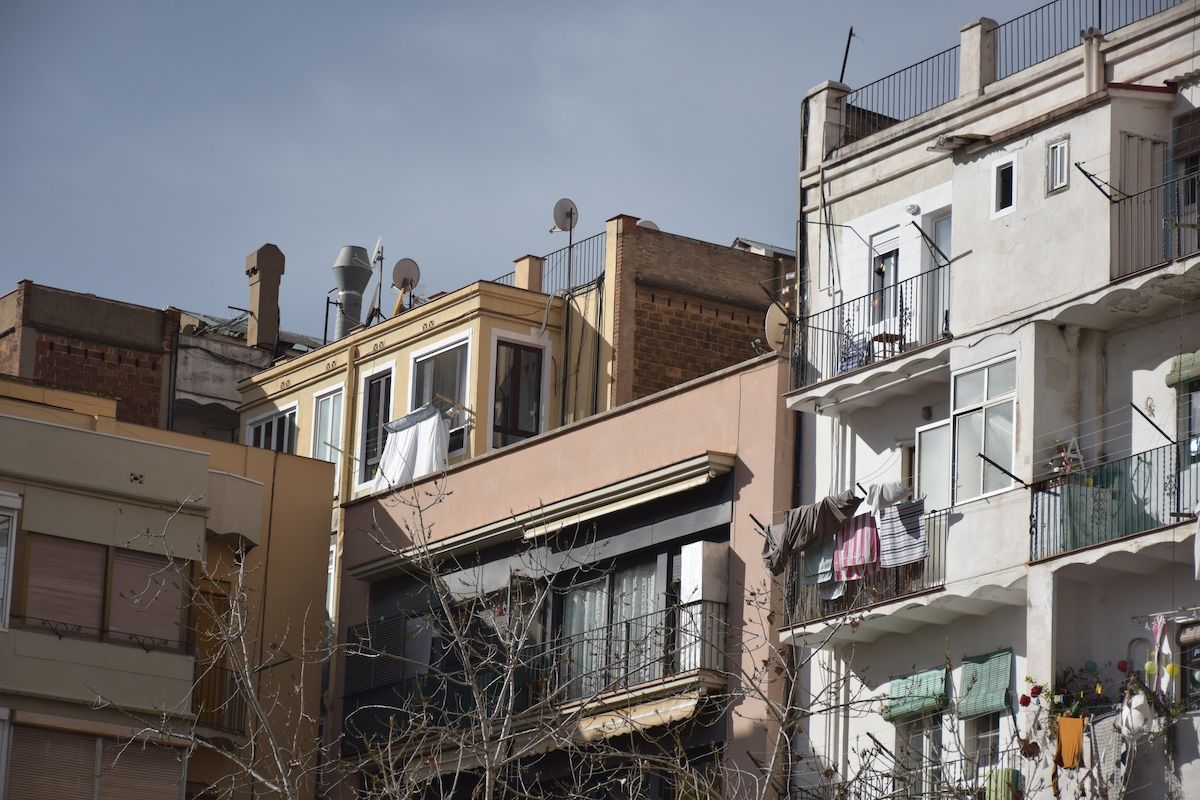 Pisos en Barcelona. © Miquel Vera / ACN