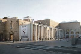 Imatge virtual del nou edifici del museu.