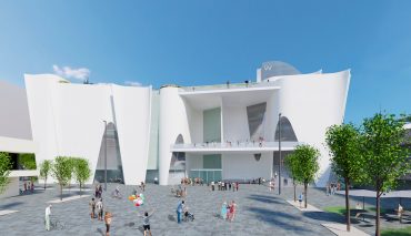 Hermitage Barcelona Render. © Toyo Ito & Associates, Architects