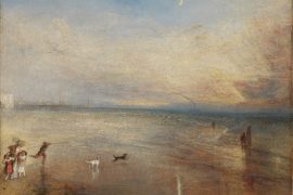 Turner. Lluna nova; o «He perdut la meva barca, tu no tindràs el teu cèrcol» Tate. Exposat el 1840. Foto Tate