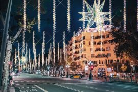 Alumbrado navideño Paseo de Gràcia 2022