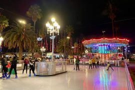 Pista de gel ecològica Port de Barcelona