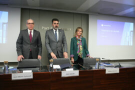 José Alberto Carbonell, Lluís Salvadó y Miriam Alaminos Port de Barcelona