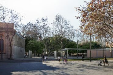 Imagen virtual nuevo acceso calle Wellington parque Ciutadella