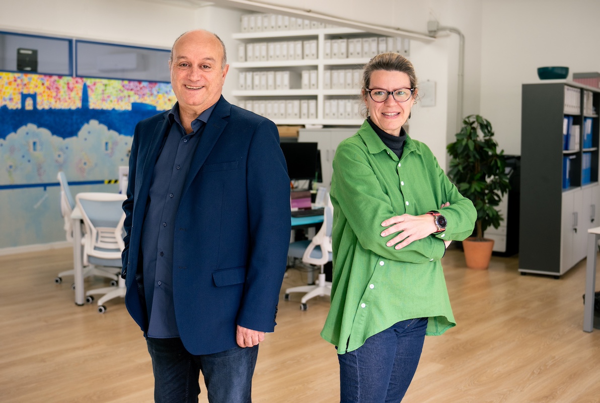 Los directivos de Asho Carlos Sevillano y Ruth Cuscó.