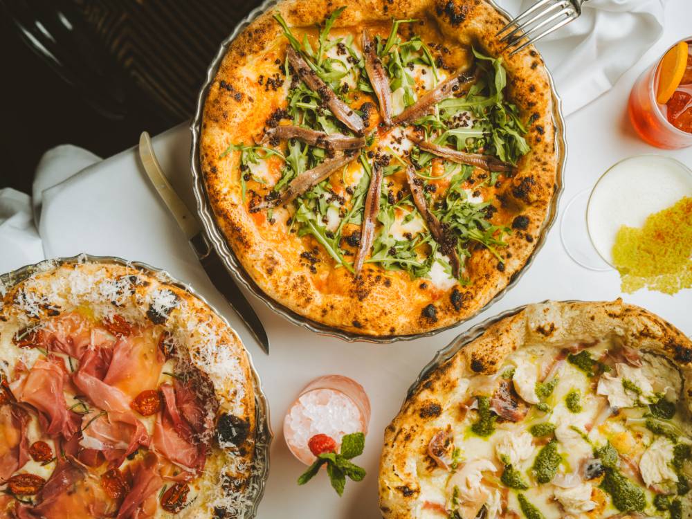 Algunes de les seves pizzes gourmet.