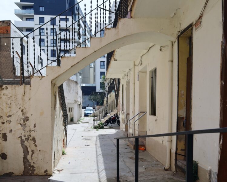 Colonia Bausili del barrio de la Marina de Barcelona. 