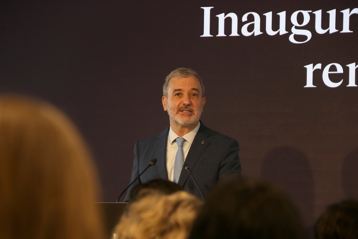 Jaume Collboni en la sede de Pimec.