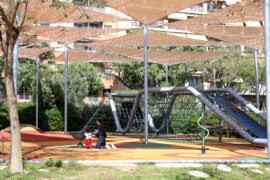 Parc amb ombres