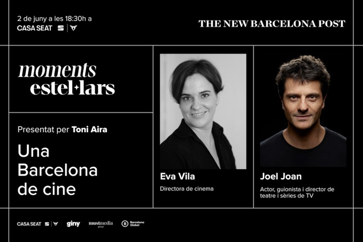 Sessió de Moments Estel·lars sobre cinema, amb Eva Vila i Joel Joan.