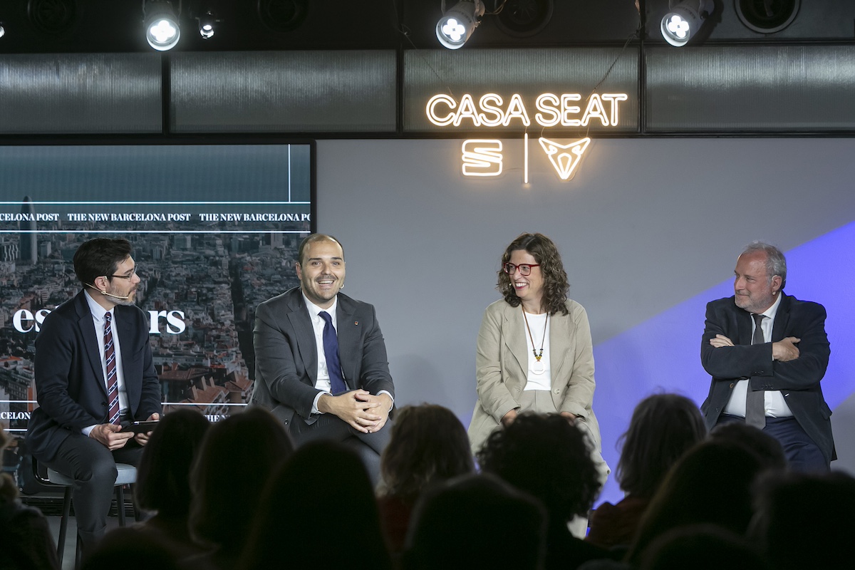Toni Aira, Albert Dalmau, Laia Claverol y Constantí Serrallonga en Casa Seat.