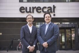 Los directivos de Eurecat Xavier López y Daniel Altimiras.